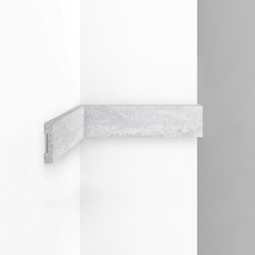 Плинтус Decomaster D162 D162-1634 ДМ Молдинг гладкий