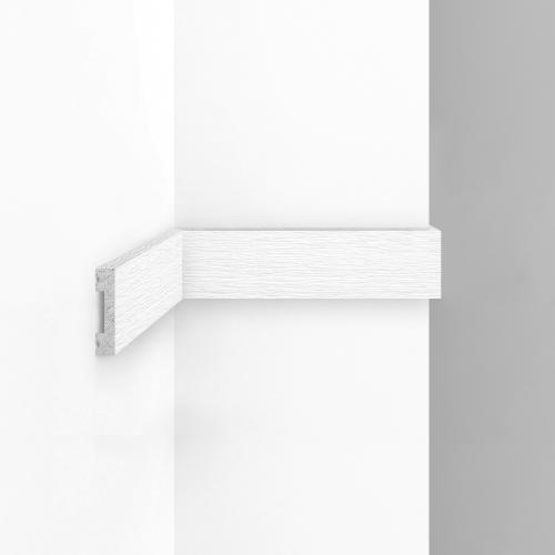 Плинтус Decomaster D162 D162-70 ДМ Молдинг гладкий