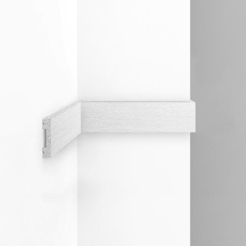 Плинтус Decomaster D162 D162-84 ДМ Молдинг гладкий