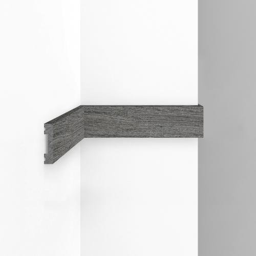 Плинтус Decomaster D162 D162-86 ДМ Молдинг гладкий