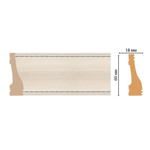 Плинтус Decomaster D192 WoodLine 192-14