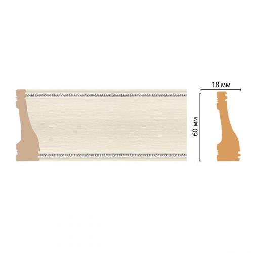 Плинтус Decomaster D192 WoodLine 192-15