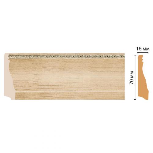 Плинтус Decomaster D193 WoodLine 193-11