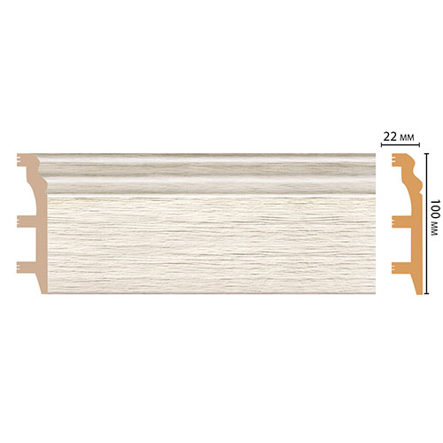 Плинтус Decomaster D232 D232-70 ДМ