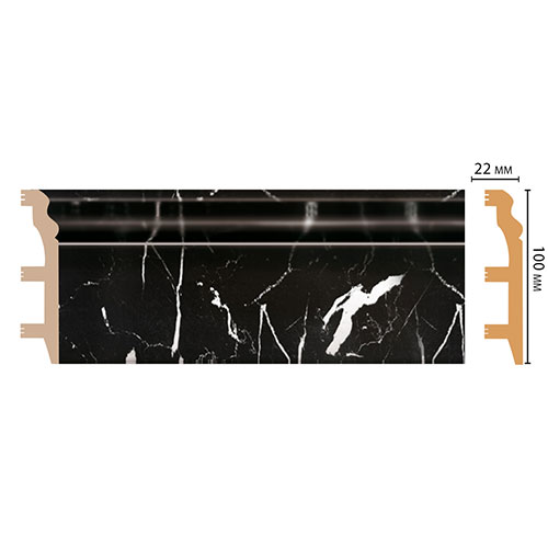 Плинтус Decomaster D232 D232-78 ДМ