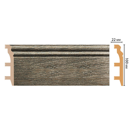 Плинтус Decomaster D232 D232-86 ДМ