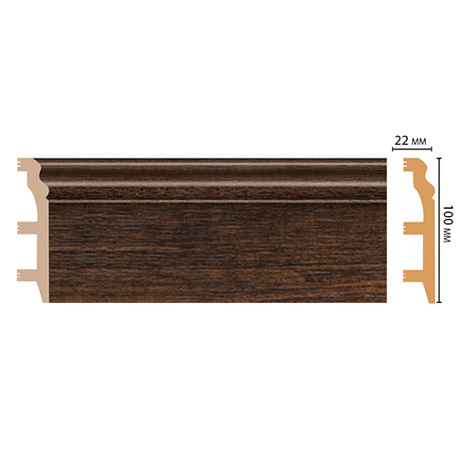 Плинтус Decomaster D232 D232-966