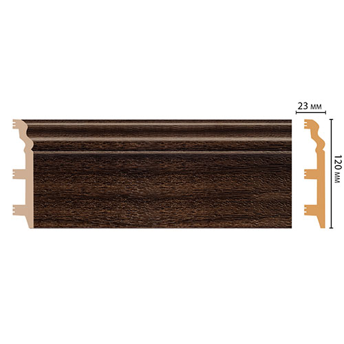 Плинтус Decomaster D233 D233-438 ДМ