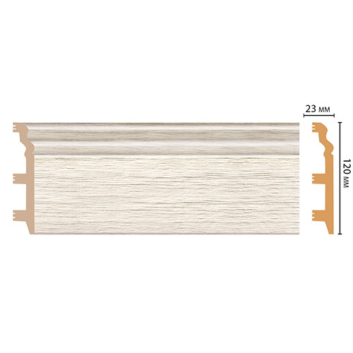 Плинтус Decomaster D233 D233-70 ДМ