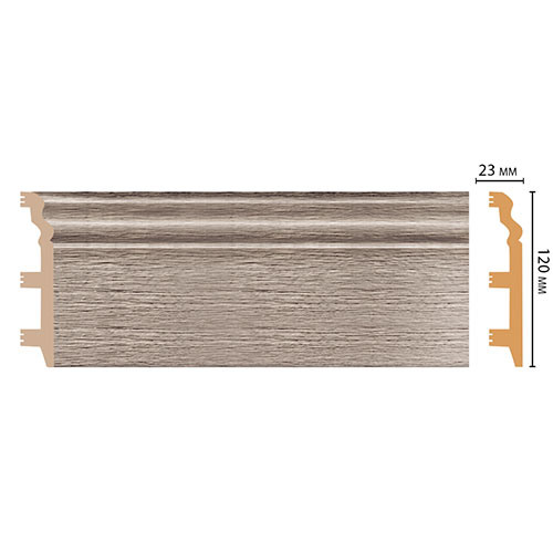Плинтус Decomaster D233 D233-77