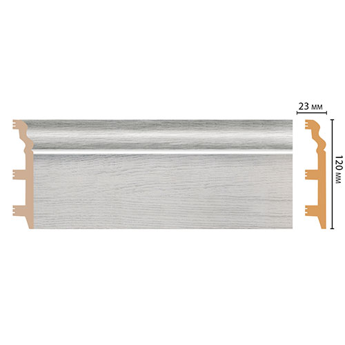 Плинтус Decomaster D233 D233-84