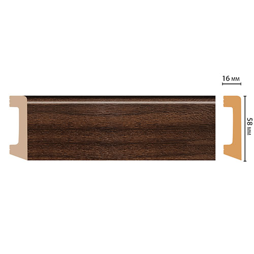 Плинтус Decomaster D234 D234-438 ДМ