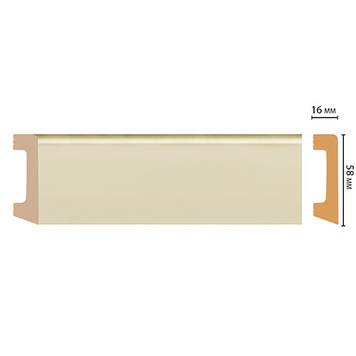 Плинтус Decomaster D234 D234-61 ДМ