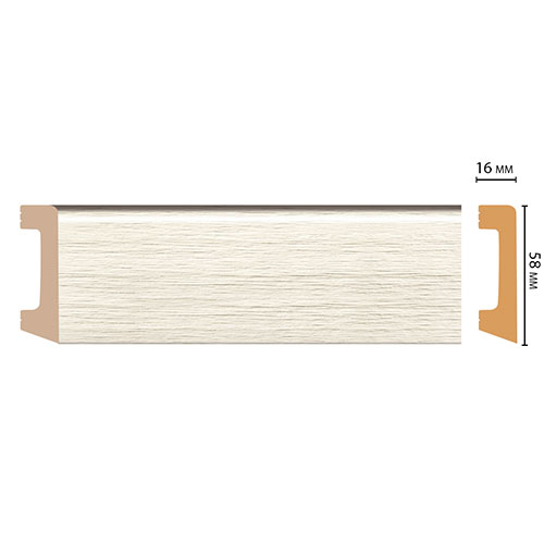 Плинтус Decomaster D234 D234-70 ДМ