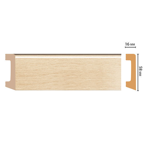 Плинтус Decomaster D234 D234-71 ДМ