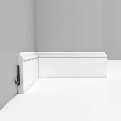 Плинтус Decomaster Дюропрофиль D005F гибкий