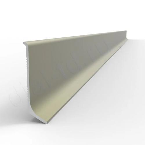 Плинтус Диал Напольный Алюминиевый 0032 Шампань 12x40 мм