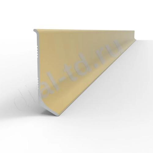 Плинтус Диал Напольный Алюминиевый 0032 Золото 12x40 мм