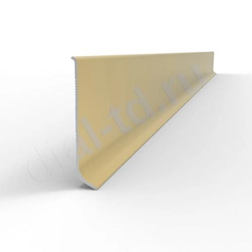 Плинтус Диал Напольный Алюминиевый 0033 Золото 12x60 мм