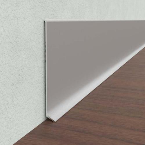 Плинтус Диал Напольный Алюминиевый 0035 Серебро 12x100 мм