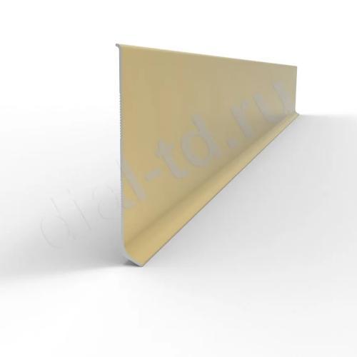 Плинтус Диал Напольный Алюминиевый 0035 Золото 12x100 мм