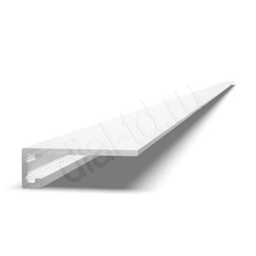 Плинтус Диал Напольный Алюминиевый 2336 Микро 5.9x20 Белый