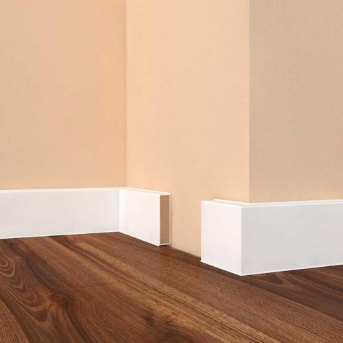 Плинтус Kronotex Ktex Aqua Robusto белый 80 мм