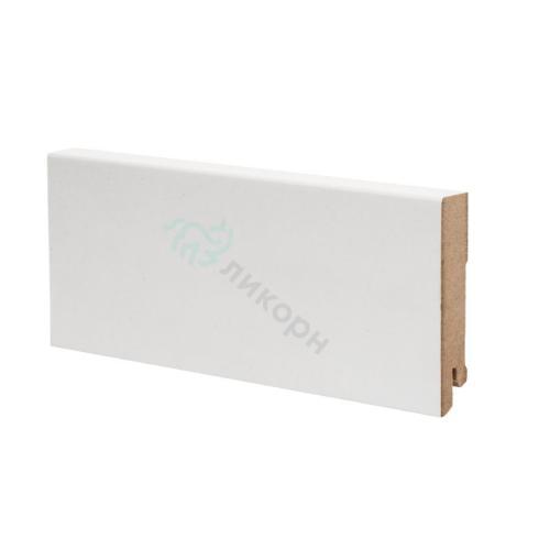 Плинтус Ликорн Напольный Белый К-06 80х16 мм