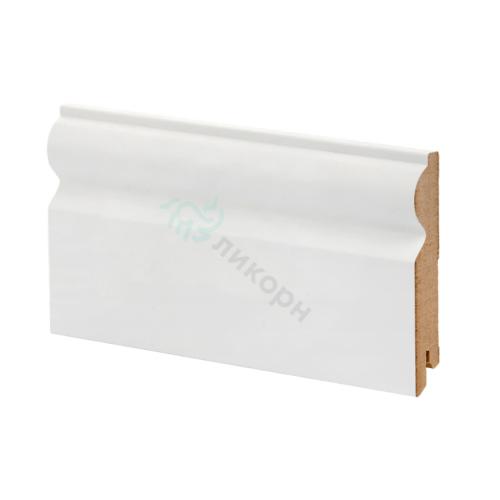 Плинтус Ликорн Напольный Белый К-09 97х16 мм