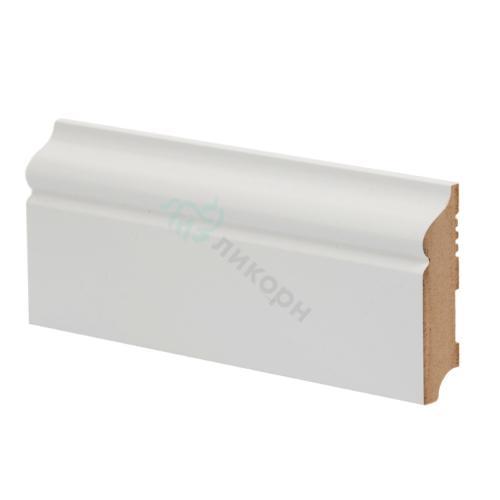 Плинтус Ликорн Напольный Белый К-11 80х22 мм