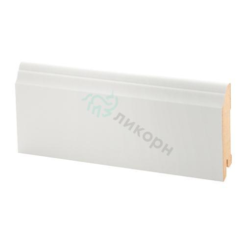 Плинтус Ликорн Напольный Белый К-26 80х16 мм
