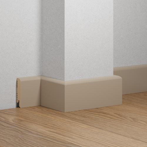 Плинтус Ликорн Напольный Цветной К-02 Бежево-серый 70х16х2050 мм