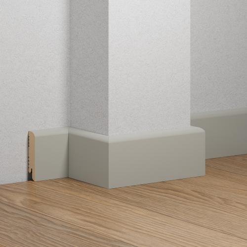 Плинтус Ликорн Напольный Цветной К-02 Серый шелк 70х16х2050 мм