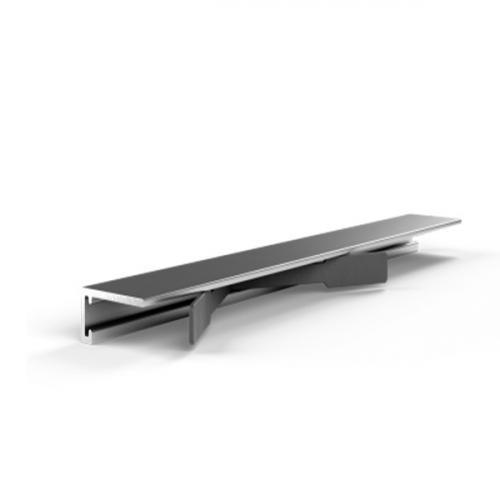 Плинтус Ликорн Скрытый плинтус / Теневой профиль C-05.25.2 Серебристый, L-образный, микро