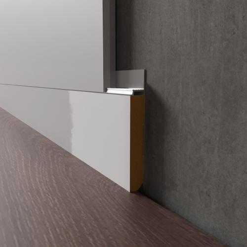 Плинтус Luxury Wood Decor скрытый МДФ Вставка в скрытый плинтус RAL/NCS 100мм