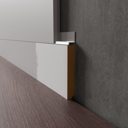 Плинтус Luxury Wood Decor скрытый МДФ Вставка в скрытый плинтус RAL/NCS 80мм