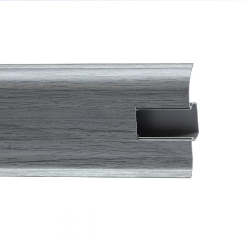 Плинтус Royce 58 мм 855 Серебристый Жемчуг