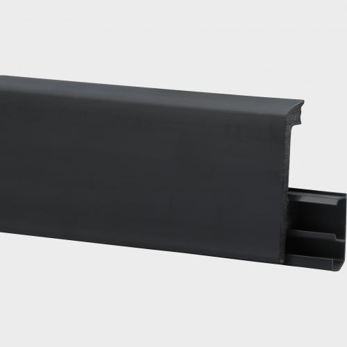 Плинтус Winart Pro HDPS Quadro 80 Pro Антрацит