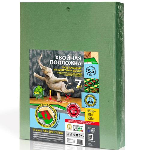 Подложка листовая хвойная Steico Underlay 5.5 мм