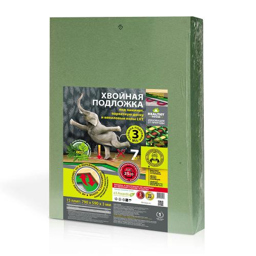 Подложка листовая хвойная Steico Underlay 3 мм