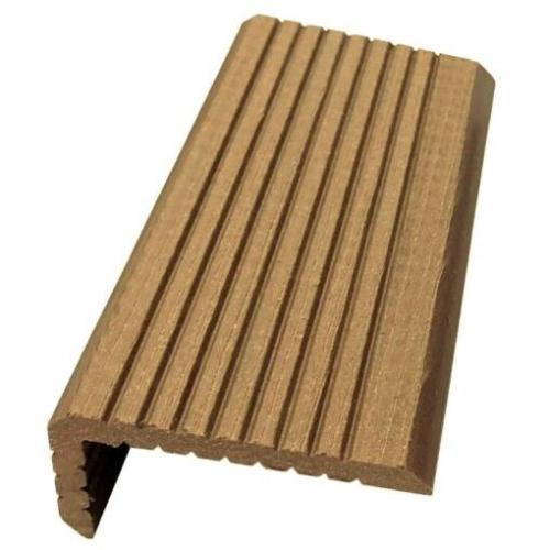 Террасная доска  Уголок торцевой Alpendorf Карамель