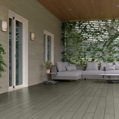 Террасная доска VanDek Elegant LightGray 4000