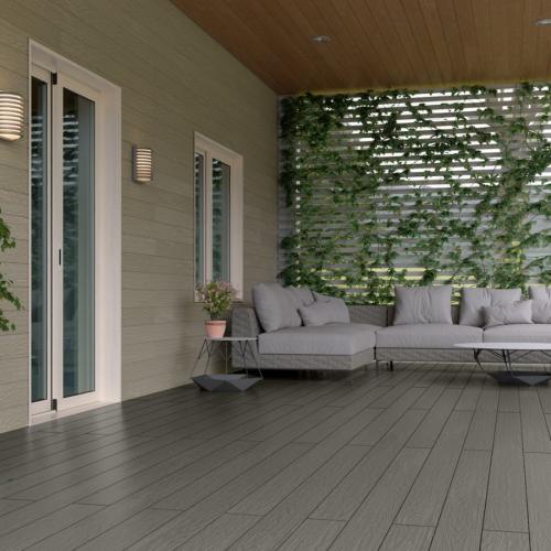 Террасная доска VanDek Valens LightGray 3000