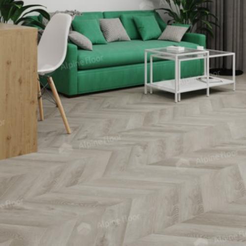 Кварцвиниловая плитка Alpine Floor Chevron Alpine ECO 18-1 Дуб Фантазия