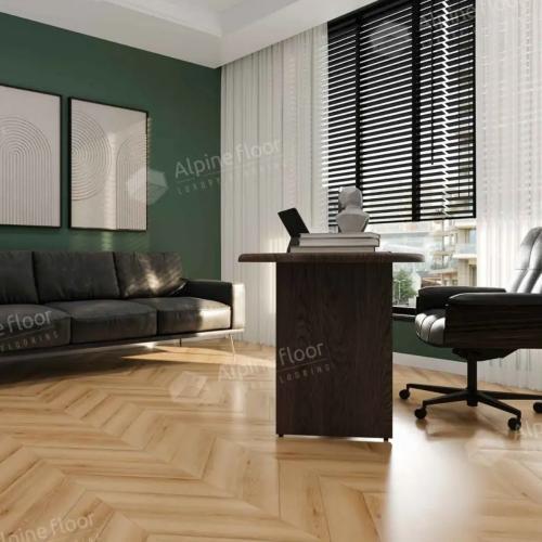 Кварцвиниловая плитка Alpine Floor Chevron Alpine ECO 18-19 MC Дуб Самерсет