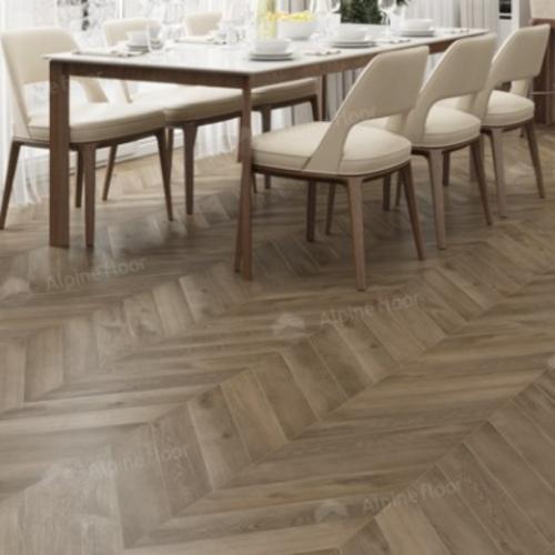Кварцвиниловая плитка Alpine Floor Chevron Alpine ECO 18-4 Дуб Насыщенный