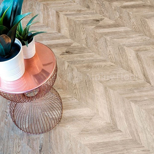 Кварцвиниловая плитка Alpine Floor Easy Line ECO 3-25 Французская елочка