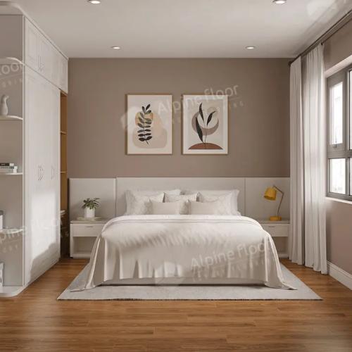 Кварцвиниловая плитка Alpine Floor Nut ECO 22-2 Орех Маррон Классик