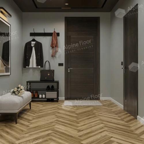 Кварцвиниловая плитка Alpine Floor Nut ECO 22-6 Орех Акорн