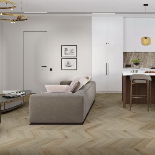 Кварцвиниловая плитка Damy Floor Chevron DF01-Ch Версаль